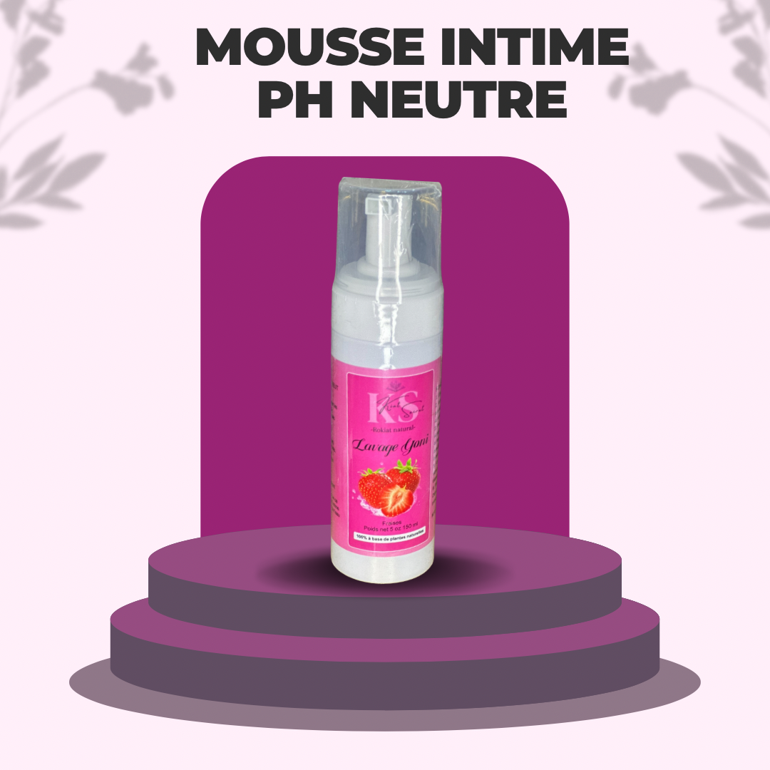 Mousse nettoyant intime
